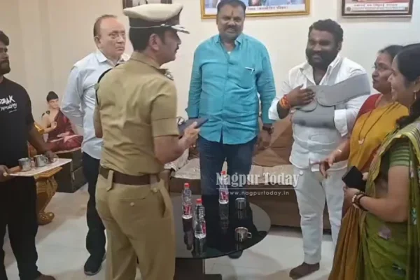 Nagpur CP visits Congress Corporator’s house after firing; assures family of swift action