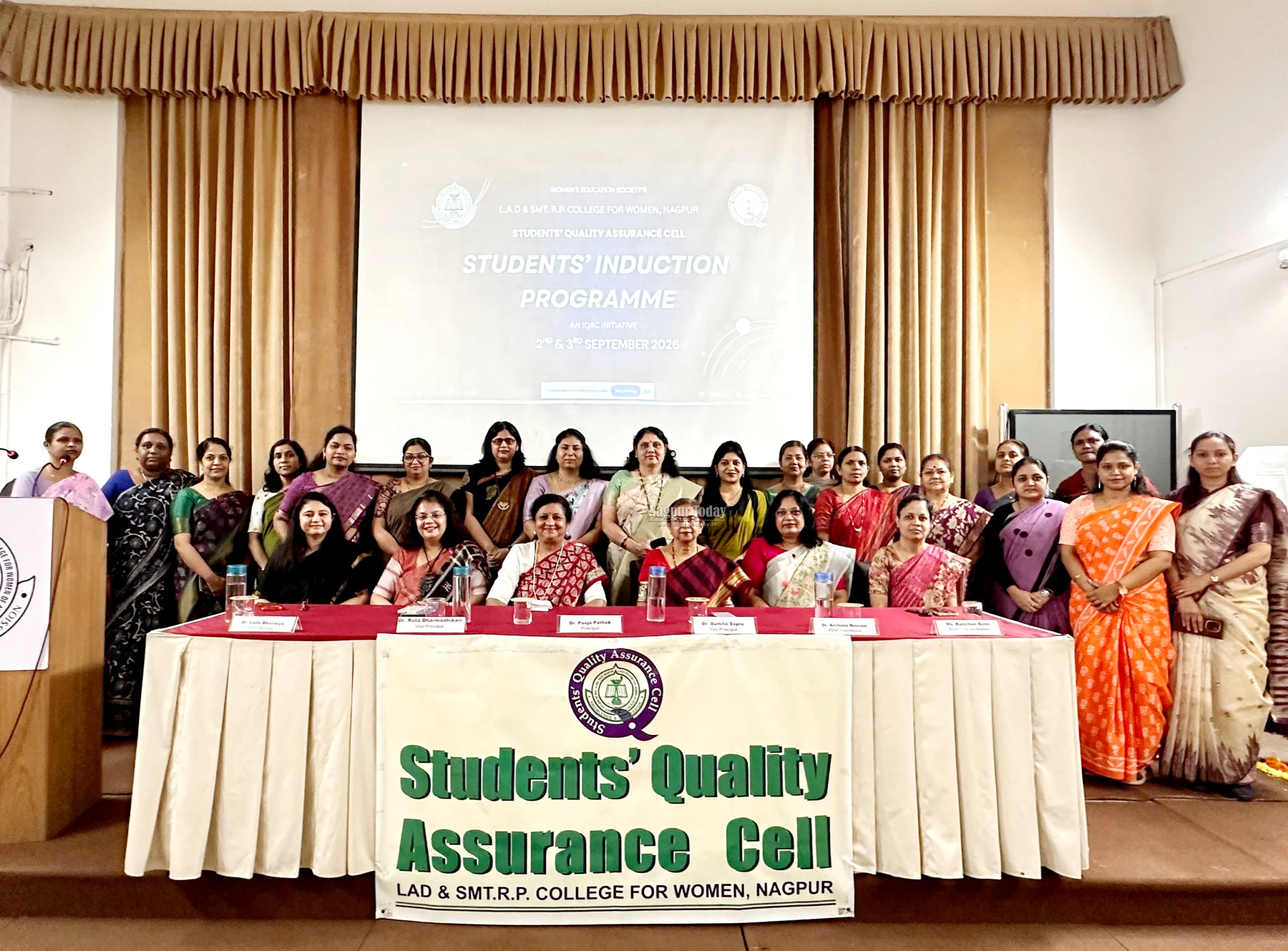 L.A.D. College Welcomes Freshers with Two-Day Induction Program