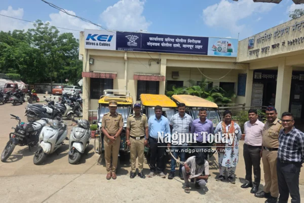नंदनवन पोलिसांची धडाकेबाज कारवाई; वाहनचोराच्या मुसक्या आवळल्या