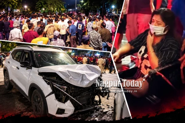 Woman Driver Hits Multiple People Near Dinshaw Factory in Nagpur; Four Seriously Injured