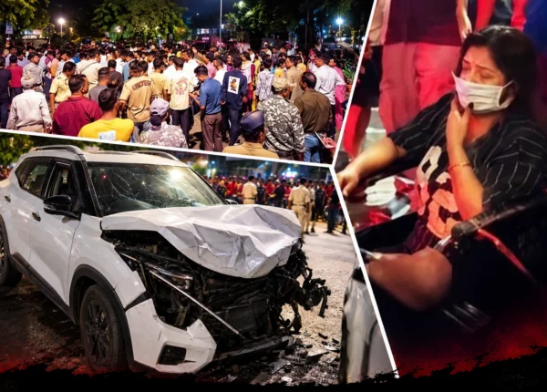 Woman Driver Hits Multiple People Near Dinshaw Factory in Nagpur; Four Seriously Injured