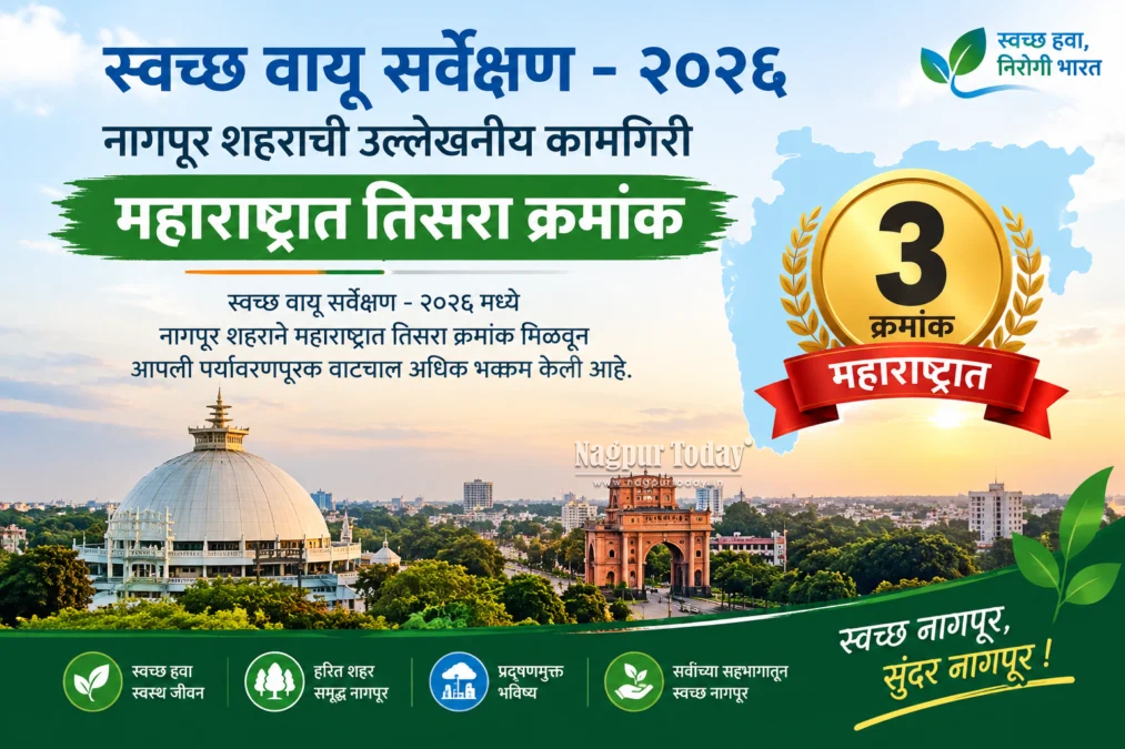 Nagpur Ranks 10th Nationally in Clean Air Survey, Third in Maharashtra