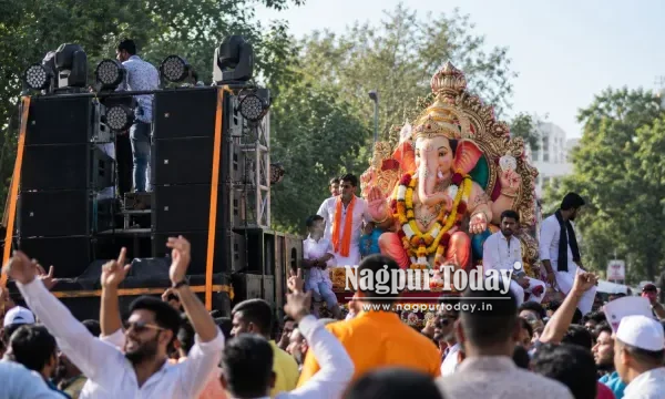 नागपुरात डीजेच्या दणदणाटाला १३६ गणेश मंडळांचा ‘ब्रेक’; हमीपत्र देत घेतला डीजे न वाजविण्याचा निर्णय!