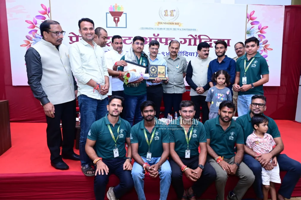 गोंदिया: मजबूत लोकतंत्र का फॉर्मूला , जब… कलम आईना भी दिखाए और समाधान भी दे- सांसद राजेंद्र जैन