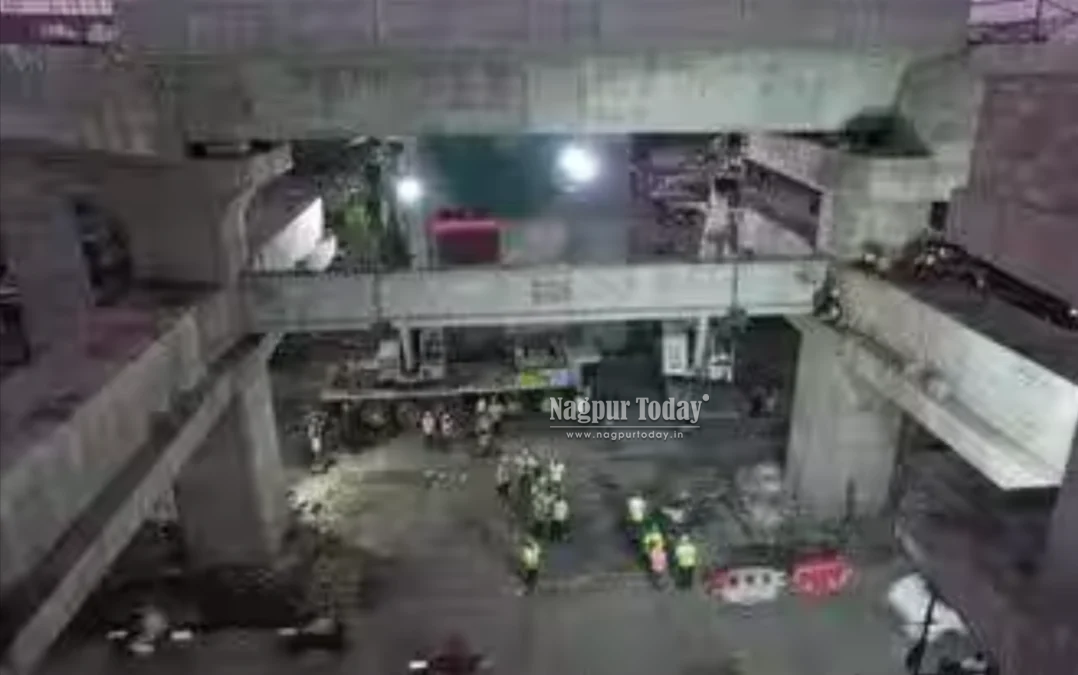 Nagpur Metro Phase-II: First I-Girder Erected at Hingna Station