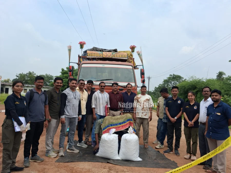 नागपूरकडे येणारा २५ किलो गांजा ANTF ने पालांदूरमध्येच पकडला;दोघांना अटक