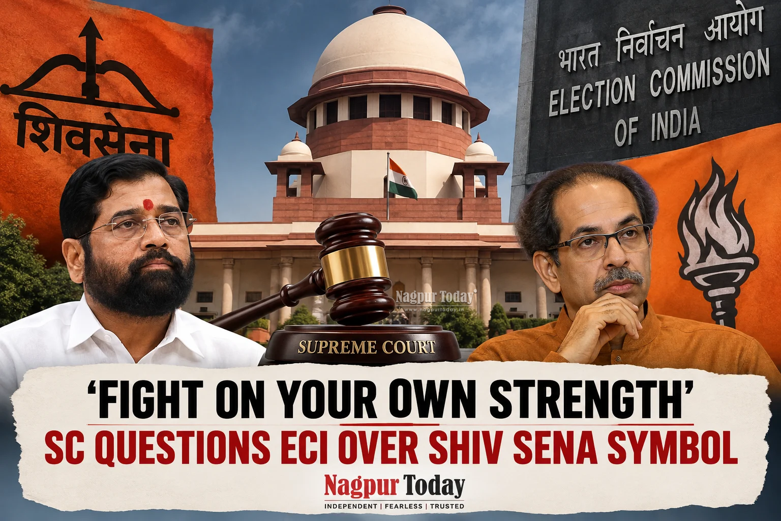 Supreme Court Questions ECI Over Shiv Sena Symbol Allotment