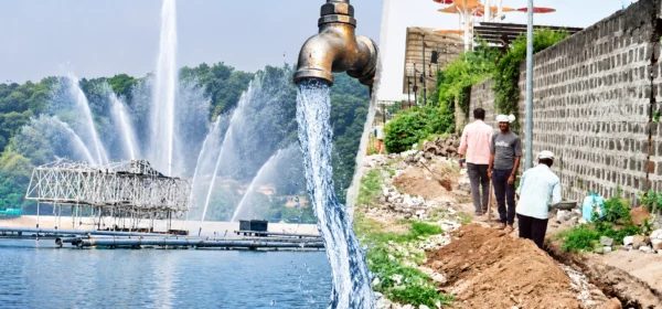 Water Shortage in Nagpur, Clean Water Pipeline for Futala Fountain Draws Anger