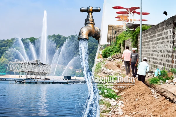 Water Shortage in Nagpur, Clean Water Pipeline for Futala Fountain Draws Anger