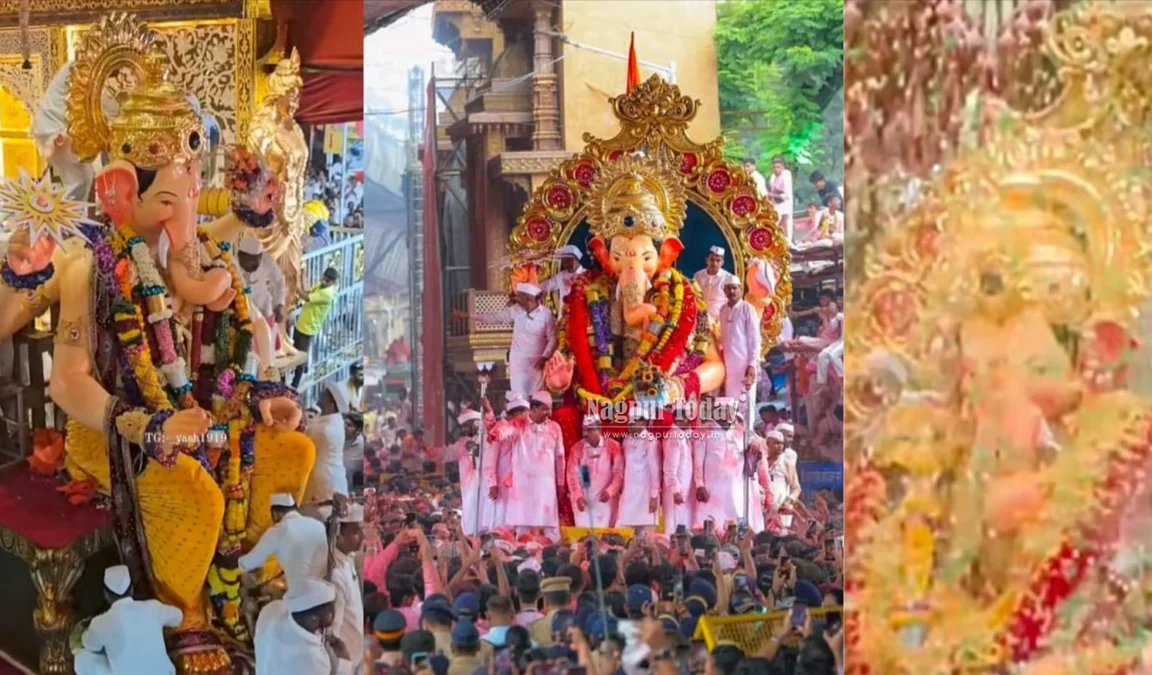 ‘पालखी निघाली राजाची…’; लालबागचा राजा विसर्जनासाठी मार्गस्थ होणार, भक्तांचा जल्लोष