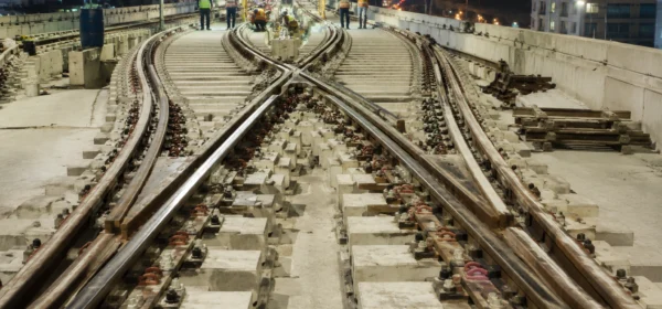 Nagpur Metro Phase-II Gets First Track Crossover Near Lekha Nagar