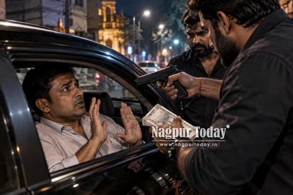 Sadar: Property Dealer Allegedly Threatened at Gunpoint, ₹50,000 Extortion Demanded