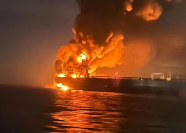 5 Indians rescued after projectile hits tanker in Hormuz