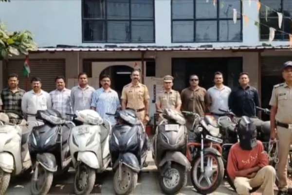 नागपुरात कपिलनगर पोलिसांची कारवाई; १८ वर्षीय वाहनचोराला अटक, ९ दुचाकी जप्त