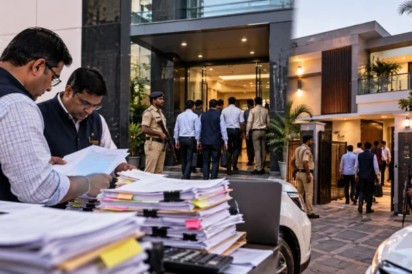 Income Tax Department Raids Nagpur Builder Ahead of Diwali