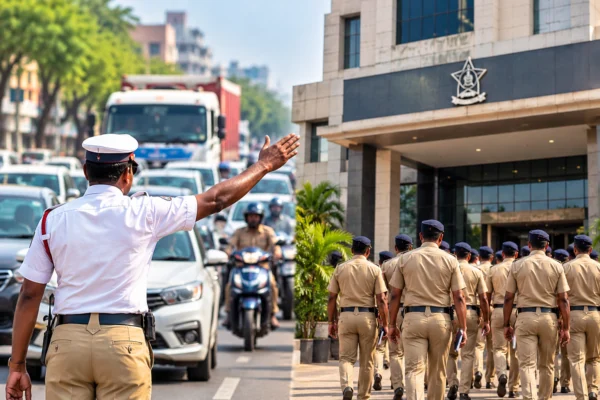 Nagpur Police Commissioner Transfers 16 Traffic Branch Personnel to Headquarters Amid Extortion Complaints