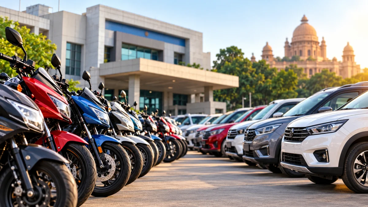 Nagpur Records 2,021 Vehicle Registrations in 22 Days; AK Gandhi Auto Tops Two-Wheeler Dealers