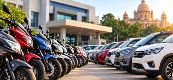 Nagpur Records 2,021 Vehicle Registrations in 22 Days; AK Gandhi Auto Tops Two-Wheeler Dealers