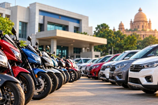 Nagpur Records 2,021 Vehicle Registrations in 22 Days; AK Gandhi Auto Tops Two-Wheeler Dealers