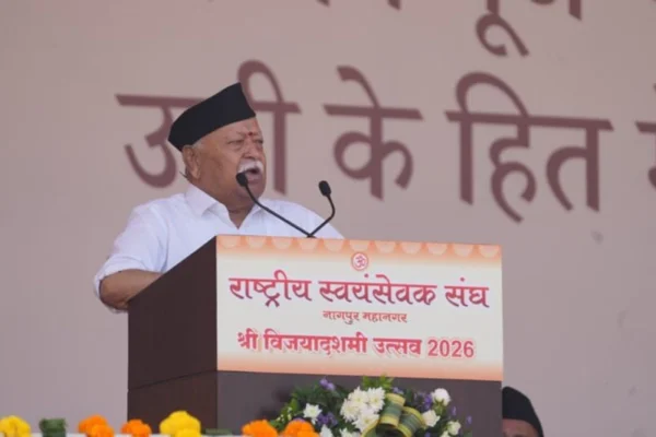 ‘Regime Change Has Never Worked and Never Will’: Mohan Bhagwat Cites Protests in France at RSS Vijayadashami Event