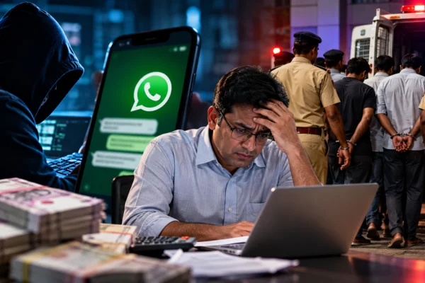 Nagpur: 12 Arrested for Cheating CA of ₹4.45 Crore in WhatsApp Scam
