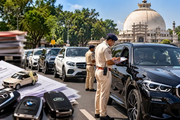 Nagpur RTO Blacklists 23 Luxury Cars Over Suspected Road Tax Evasion