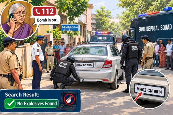 Bomb scare rocks Nagpur’s Raj Nagar after 75-year-old woman calls emergency helpline