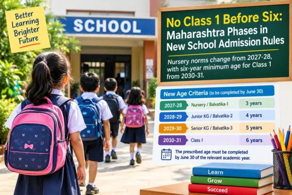 Maharashtra to enforce six-year minimum age for Class 1 admission from 2030-31