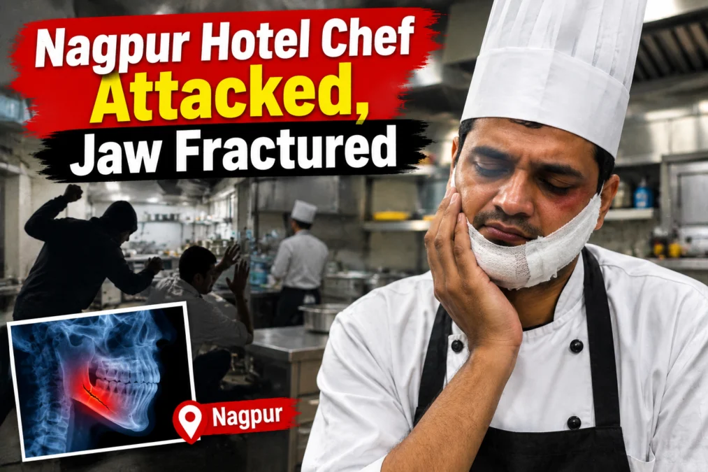 आधी रात सड़क पर शेफ के साथ मारपीट, जबड़ा टूटा; दांत भी हुए क्षतिग्रस्त