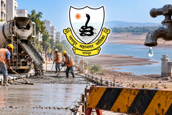 Nagpur Halts ₹900-Crore Cement Road Projects Amid Water Shortage