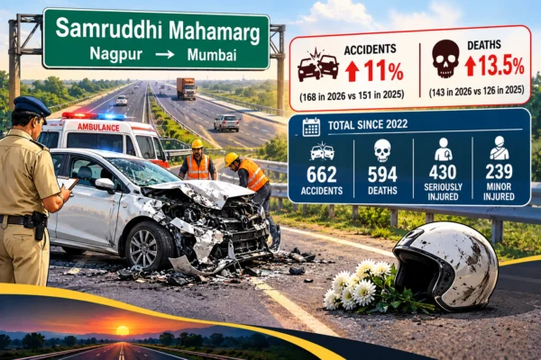 Samruddhi Mahamarg’s deadly run: 143 killed in 9 months as crashes surge