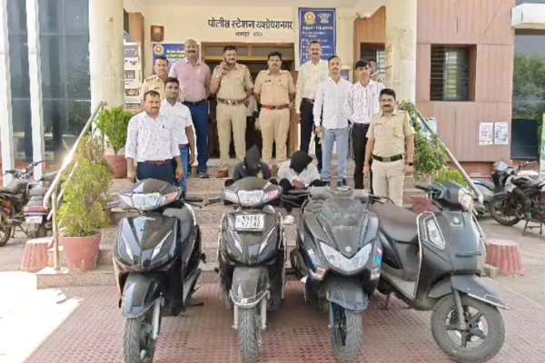 Nagpur: 2 Arrested, 4 Stolen Two-Wheelers Recovered