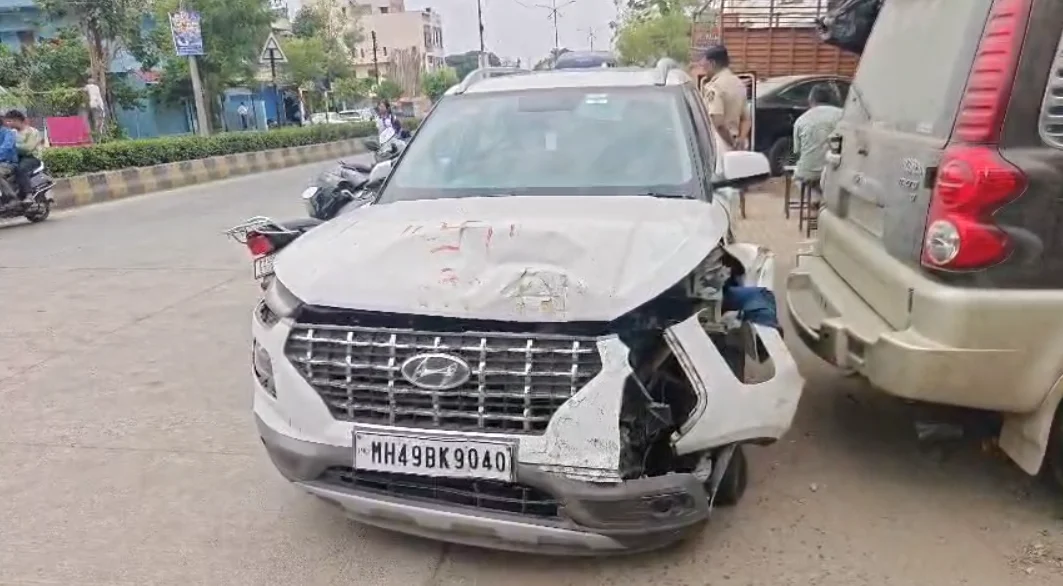नागपुर में नशेड़ी कार चालक का आतंक, कई घायल