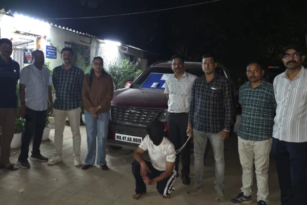 Midnight firing in air from car in Nagpur; accused arrested from Wani
