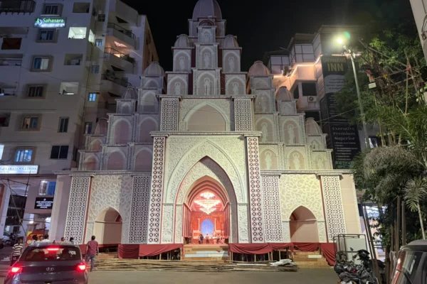 अभ्यंकर नगर दुर्गा उत्सवाचे ४० वे वर्ष; नगरसेवक केतन ठाकरे यांचे भाविकांना सस्नेह निमंत्रण