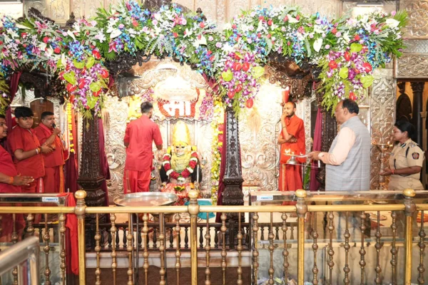 Koradi Mahalakshmi Temple Begins Navratri With 7,500 Sacred Lamps