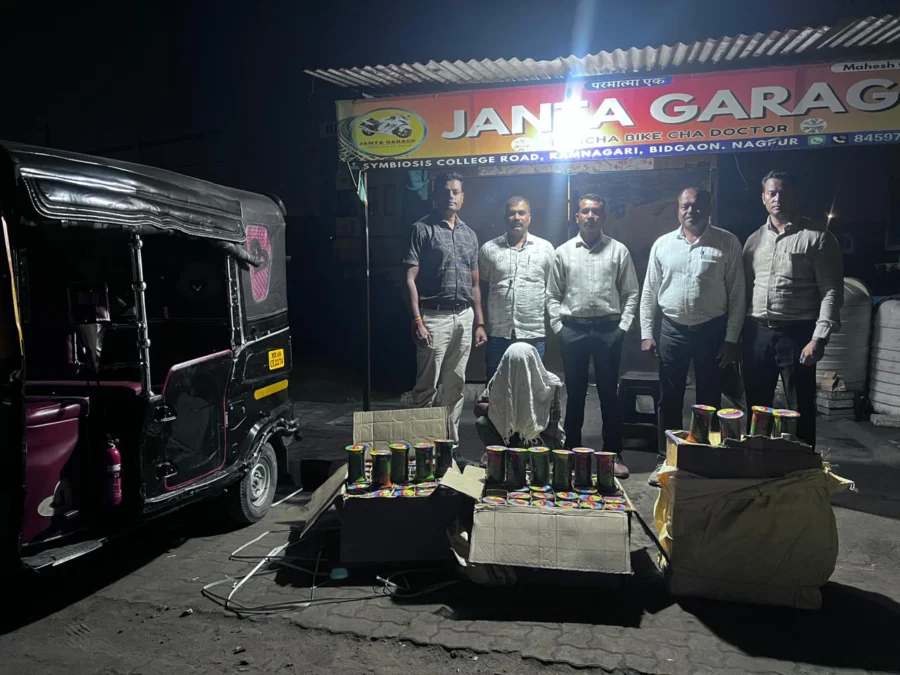 नागपुरात १३.९० लाखांचा प्रतिबंधित नायलॉन मांजा जप्त; ऑटोचालकाला अटक