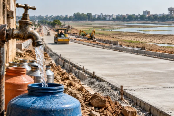 Water Crisis May Delay Nagpur’s ₹900-Crore Cement Road Project