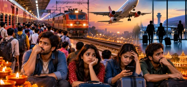 Diwali Travel Rush: Mumbai-Pune to Nagpur Train Tickets Sold Out, Airfares Soar to ₹19,000