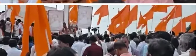 समृद्धी महामार्गावर शेतकऱ्यांचा एल्गार; पोलिसांशी धक्काबुक्की, आमदार नितीन देशमुखांसह आंदोलक ताब्यात