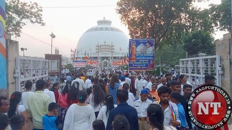 धम्मचक्र प्रवर्तन दिवस पर नागपुर रेलवे स्टेशन पर कड़े सुरक्षा इंतजाम