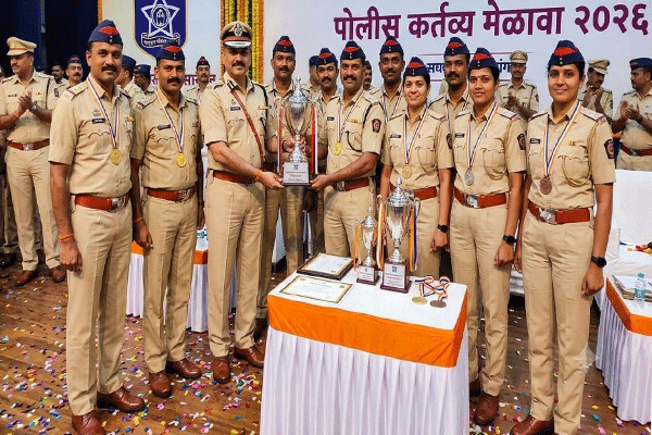 Nagpur City Police Win 12 Medals, Rank Second in Maharashtra
